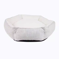 round removable cover dog pet bed