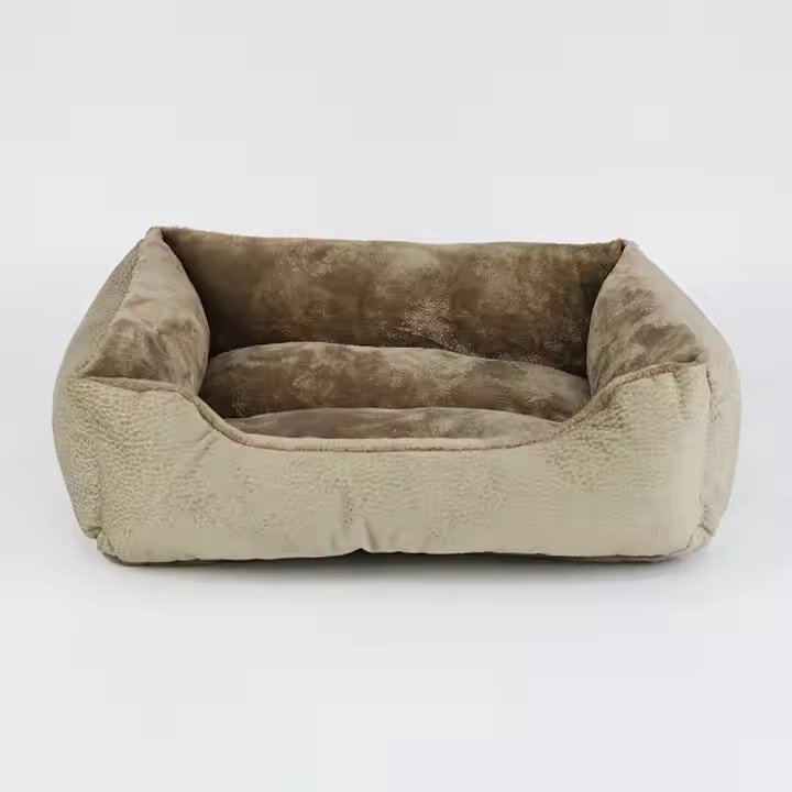 brown dog pet sofa bed