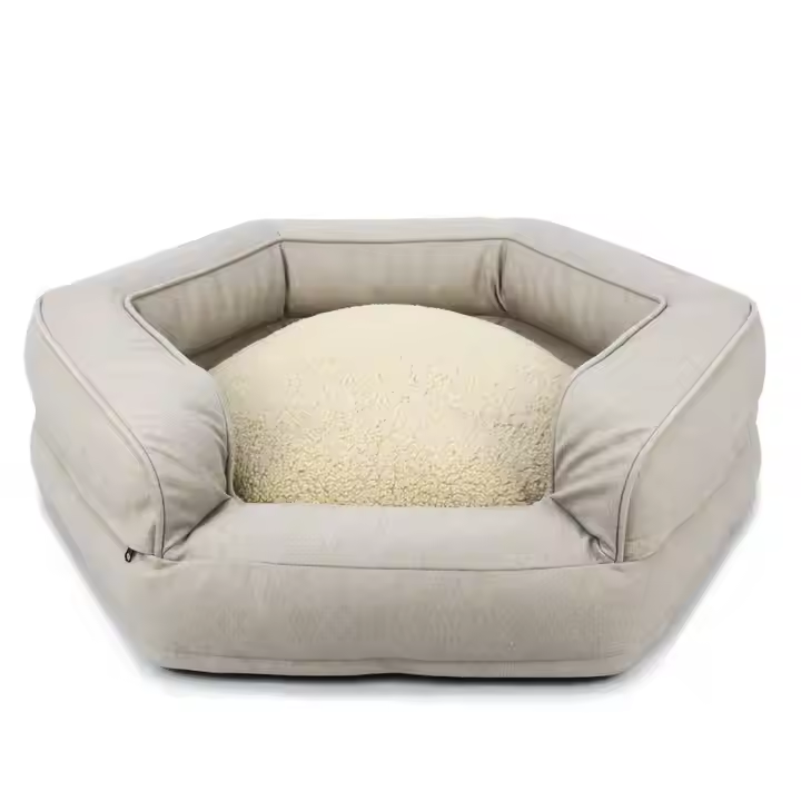 Deluxe detachable dog bed