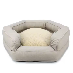 Deluxe detachable dog bed