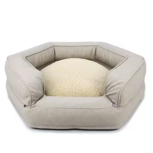 Deluxe detachable dog bed