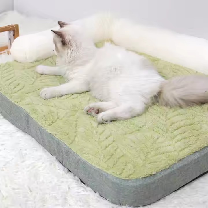 Green Large Cat Bed
