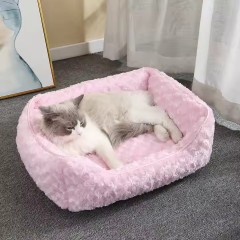 Pink Cat Bed