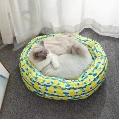 Pineapple Prints Cat Bed