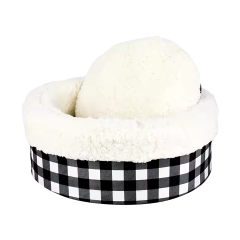 luxury oxford rectangle Dog bed
