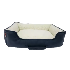 square washable dog bed