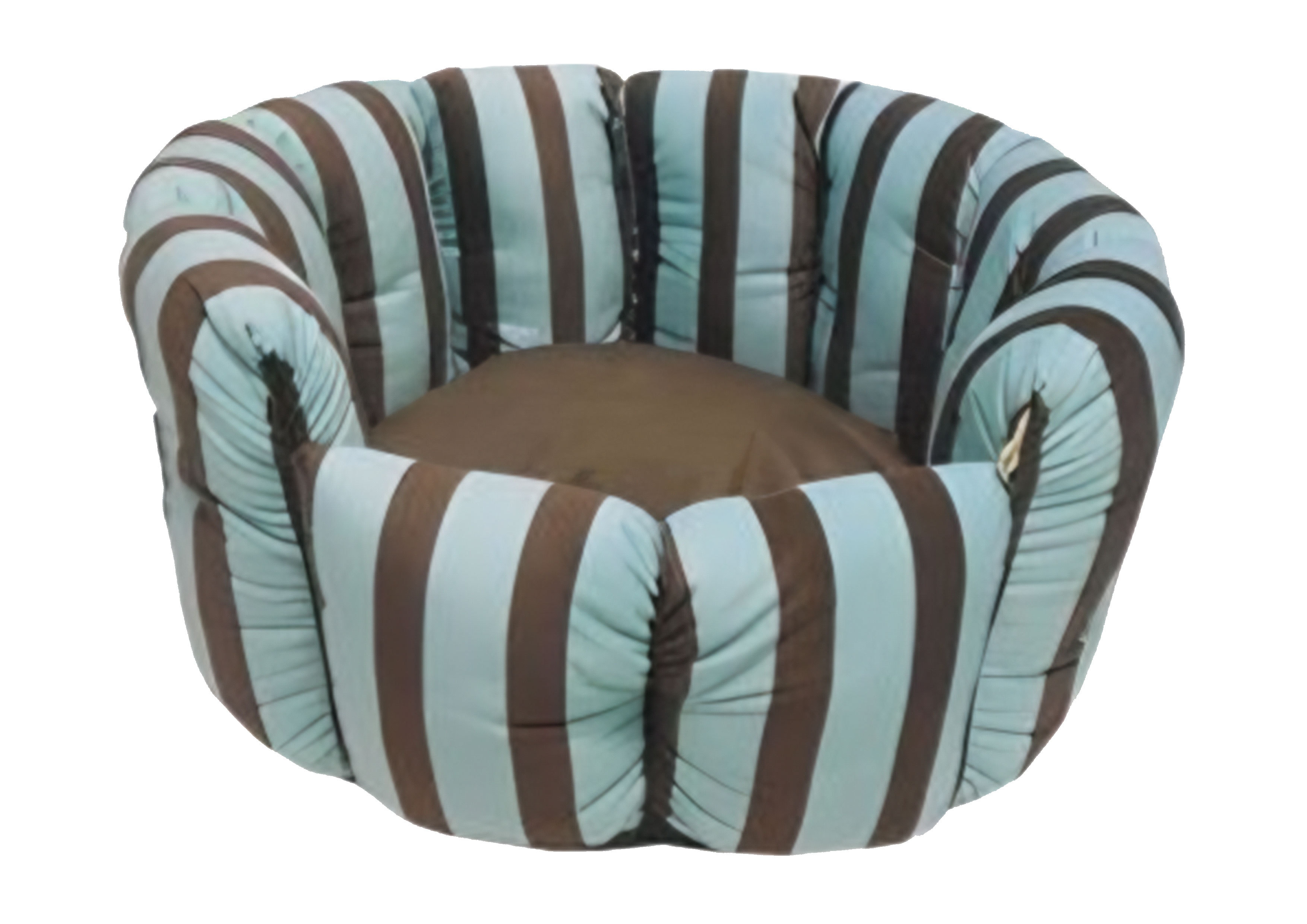 Round dog bed