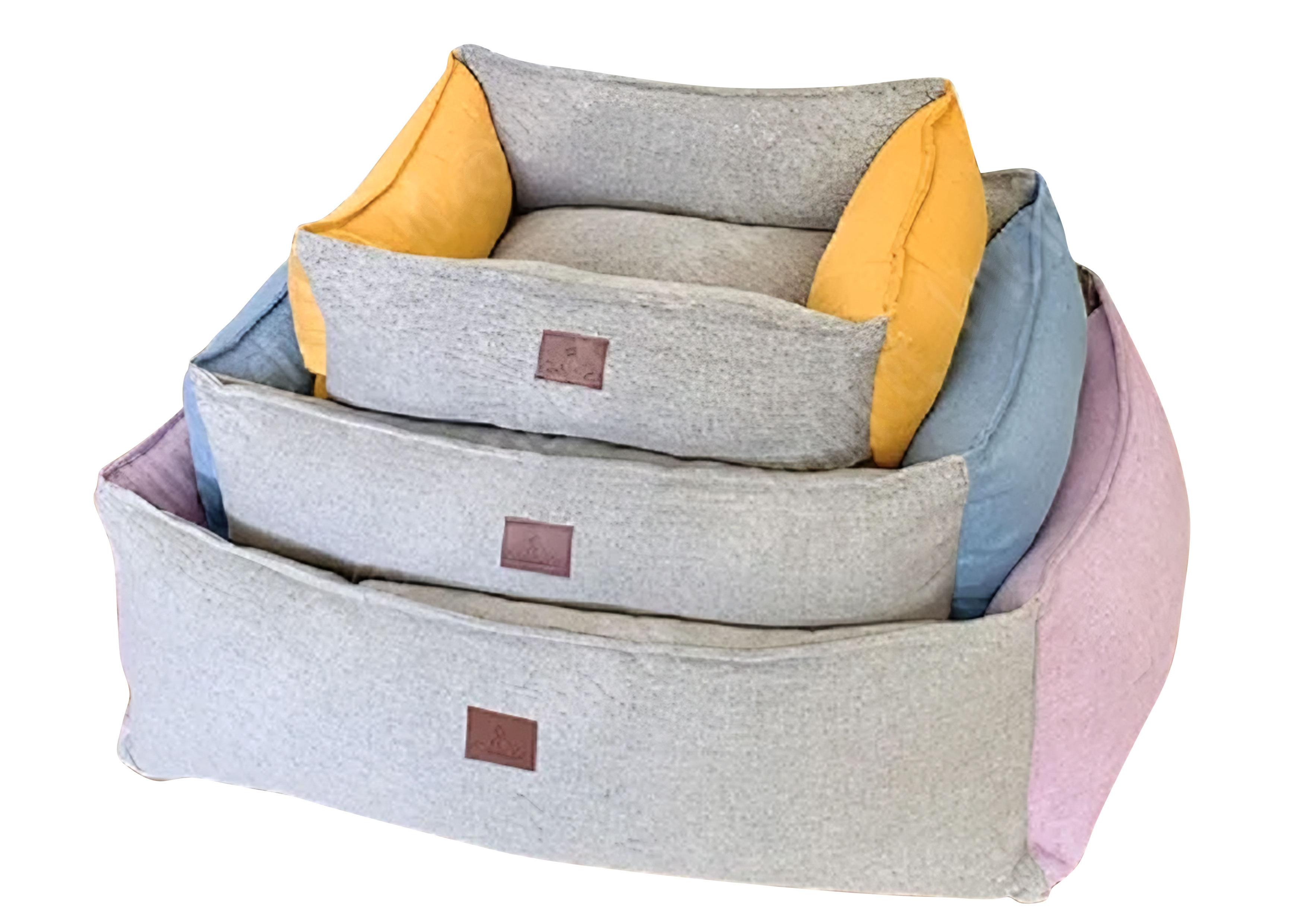 Square dog bed