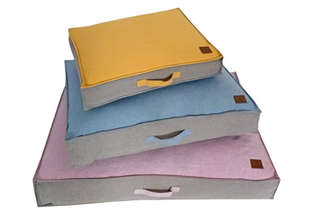 Square dog bed