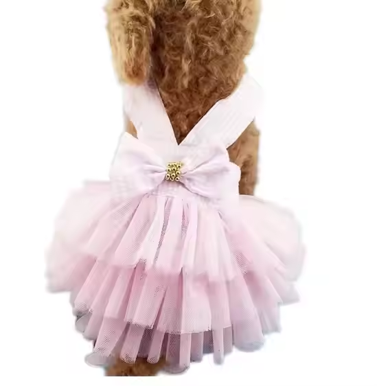 Pet Bowknot Dress