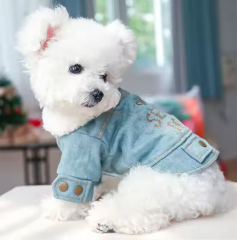 Pet Letter Jacket Fall Winter Coat Clothes