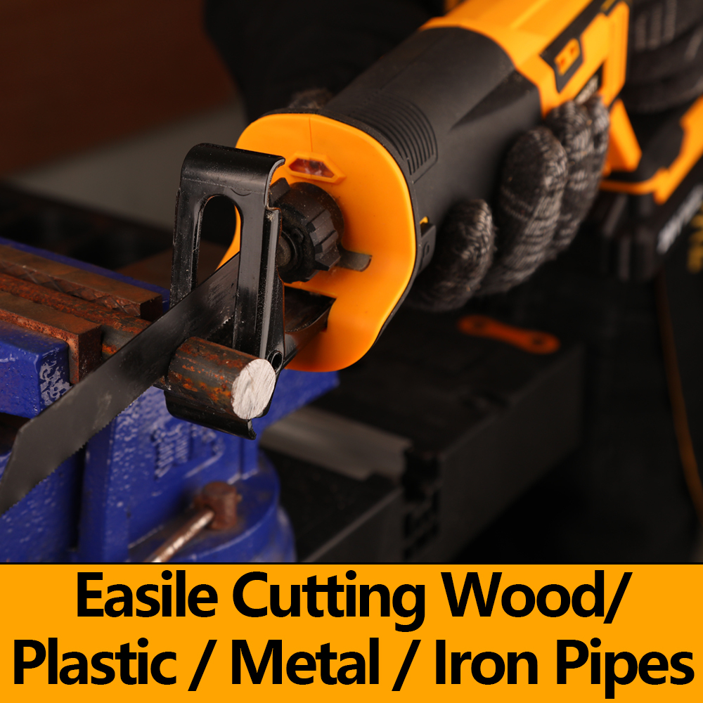WORKSITE Cordless Reciprocating Saw 20V Max Battery Powered Compact Variable Speed Power Saw Tools for Wood Metal Cutting