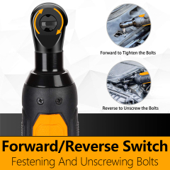 WORKSITE 12V Cordless Ratchet Wrench Set 3/8" Compact Handheld Battery Adjustable Hand Ratcheting Socket Wrenches