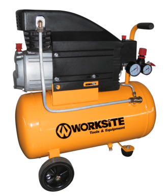 WORKSITE Air Compressor 50L Tank High Pressure 125PSI 2.5HP Power Fast Inflation