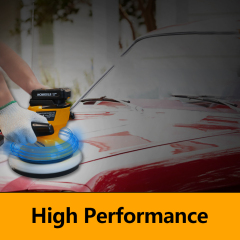 WORKSITE 20V Max Cordless Polisher 10Inch Battery Powered Dual Action Buffer Waxer for Car Paint Floor Drywall Polishing Detailing Waxing