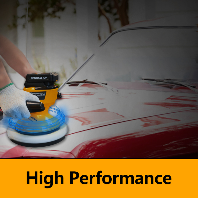 WORKSITE 20V Max Cordless Polisher 10Inch Battery Powered Dual Action Buffer Waxer for Car Paint Floor Drywall Polishing Detailing Waxing