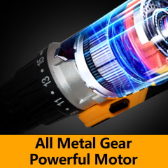 WORKSITE 20V Cordless Drill Screwdriver DIY Wood Home Use Hand Drilling Machine Lithium-ion Battery Power Drill 3/8"