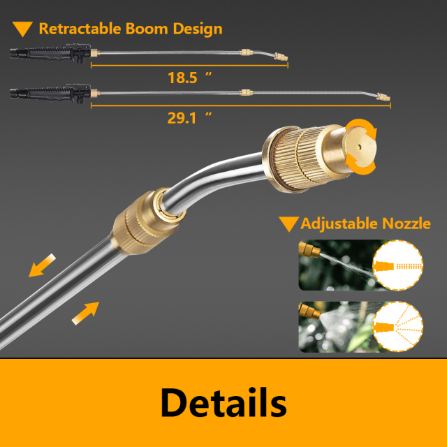 WORKSITE Paint Sprayer Pump Fogging Mist Spray Gun Portable 3.5L 20V Battery Power Garden Trigger Hand Cordless Sprayer