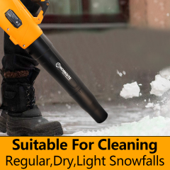 WORKSITE Powerful Leaf Blower Vacuum Cleaner Snow Dust Air Garden Blowers 4.0Ah Battery 20V Portable Handheld Cordless Blower