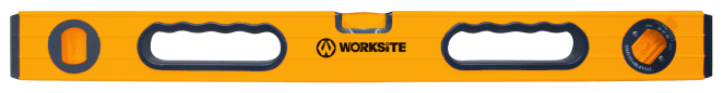 WORKSITE High Quality Hand Tools Aluminium Spirit Level Industry Measurement 24" Aluminium Level
