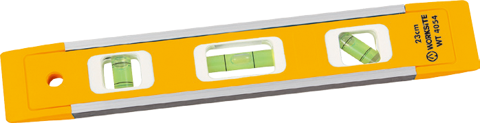 WORKSITE High Accuracy Measuring Tools 3 Bubbles Mini Spirit Level ...