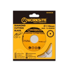 WORKSITE Diamond Circular Blade Sharpener Saw Machine Steel Stone Wood Metal Aluminium Cutting Circular Saw Diamond Blade 110mm