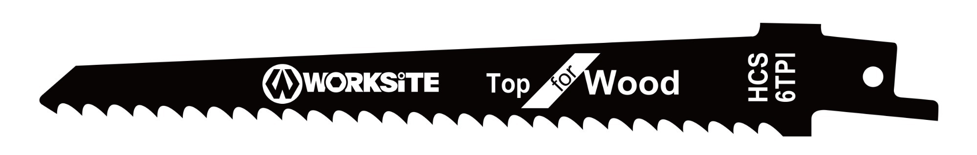 WORKSITE Reciprocating Saw Blade Cutting Tools Wood Saw 6TPI 3Pcs Reciprocating Saw Blade
