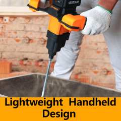 WORKSITE Concrete Mixer Cordless Industrial Paint Dispersion Mixing Machine 20V Battery Power Plaster Mortar Cement Drill Mixer