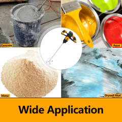 WORKSITE Concrete Mixer Cordless Industrial Paint Dispersion Mixing Machine 20V Battery Power Plaster Mortar Cement Drill Mixer