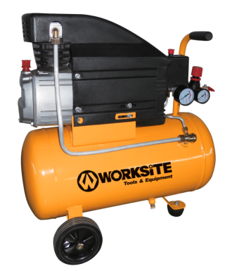 WORKSITE Air Compressor 25L Tank High Pressure 125PSI