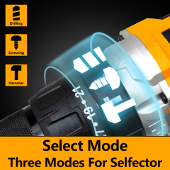 WORKSITE Cordless Power Drill 1/2 icnh 20V Battery Handheld Wireless Portable Variable Speed Screw Driver Hammer Drills