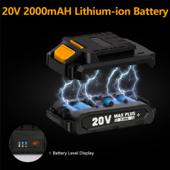 WORKSITE Cordless Glue Gun Sticks Set 20V Max Battery Wireless Rechargeable 60W Power Small Hot Melt Glue Gun DIY Crafts Tools