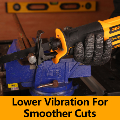 WORKSITE Cordless Reciprocating Saw 20V Max Battery Powered Compact Variable Speed Power Saw Tools for Wood Metal Cutting