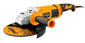 WORKSITE Angle Grinder Tool 9Inch Cutting Discs 2000W 6500/min Metal Grinding Corded Power Grinders Tools