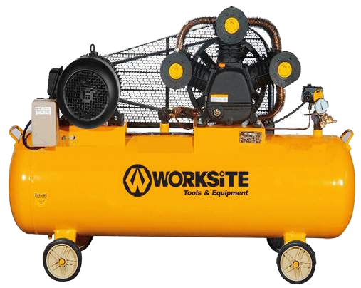 WORKSITE Air Compressor 400L Tank High Pressure 125PSI 5HP Power Fast Inflation