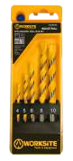 WORKSITE 5PCS MASONRY DRILL BITS SET
