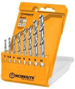 WORKSITE 8PCS HSS TWIST DRILL BITS SET