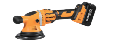WORKSITE Brushless Cordless Dual Action Polisher 20V Max Powerful 3000RPM Battery Polishers Buffer for Car Polishing Tools