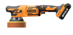 WORKSITE 20V Max Cordless Dual Action Polisher 4 Pole Motor 5" Dial Switch Battery Power 4800RPM Handheld Polishers Machine