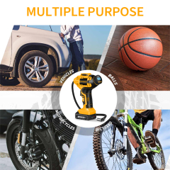WORKSITE Inflator 20V Car Bike Tire Balloon Air Bed Inflator Pump Power Digital Portable Tyre Auto Cordless Inflator