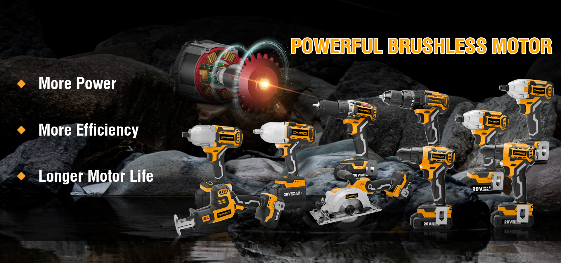 Power Tools, Hand Tools Manufacturer 丨Worksite
