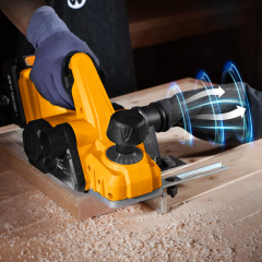 WORKSITE Cordless Planer 20V Max Battery Powered 14000RPM Hand Wood Planers Electric for Woodworking Smoothing Planing