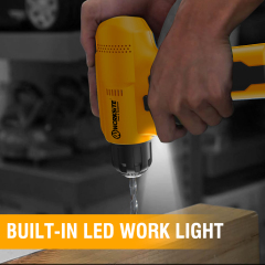 WORKSITE 8V Cordless Drill 3/8" Compact Driver Mini Electric Screwdriver Battery Power Drills USB-C Charger