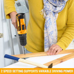 WORKSITE 8V Cordless Drill 3/8" Compact Keyless Portable Lightweight Wireless Electric Battery Power Drills Driver