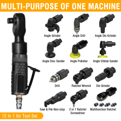 WORKSITE 12V Li-ion Powered Multi-Head Power Tools Angle/Grinder/Drill/Die Grinder/Orbital Sander/Ratchet Wrench/Screwdriver