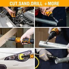 WORKSITE 12V Li-ion Powered Multi-Head Power Tools Angle/Grinder/Drill/Die Grinder/Orbital Sander/Ratchet Wrench/Screwdriver