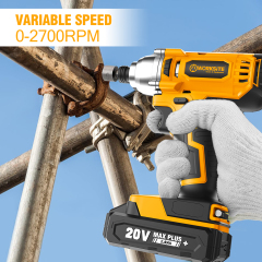 WORKSITE Cordless Impact Driver 1/4" Compact Power Handheld Drivers Quick Release Collect with Battery and Charger