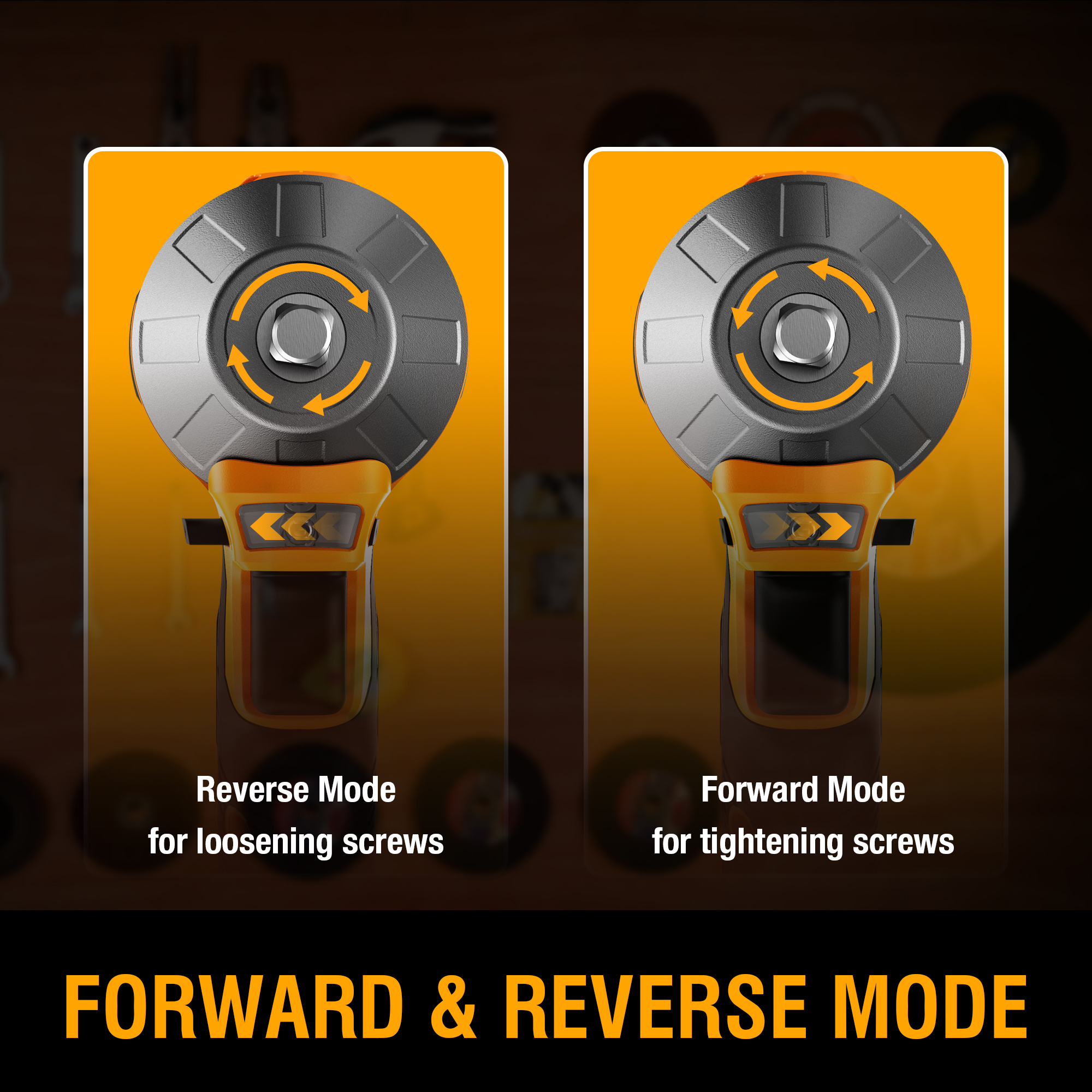 WORKSITE 20V Brushless Impact Wrench 3/8