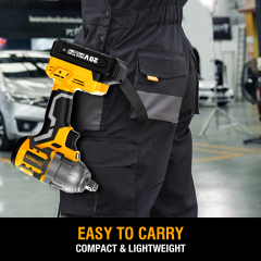 WORKSITE 20V Brushless Cordless Impact Wrench 1/2-inch Variable Speed 500Nm Square Head Lug Nuts Electric Wrenches