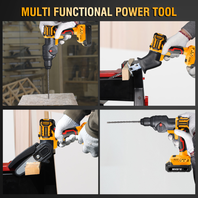 WORKSITE 20V Brushless Interchangeable Power Tool Variable Speed up to 24000 RPM Battery Powered Angle grinder